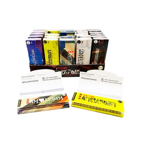 Papelillo Extra Fino 1 1/4 + Tips 25 Unidades - Rolling Amsterdam