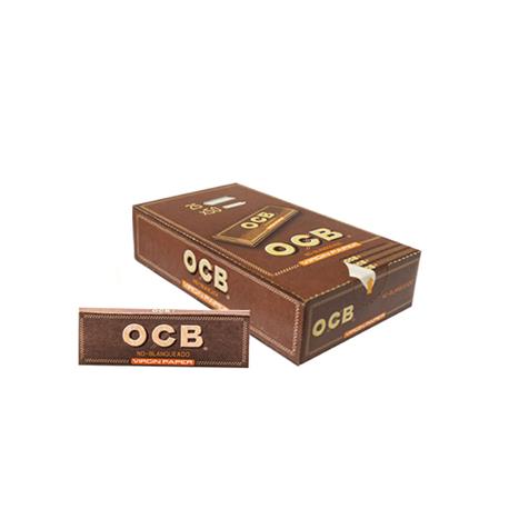Papelillo OCB Natural 1 1/4 (Virgin) - Caja 25 Unidades