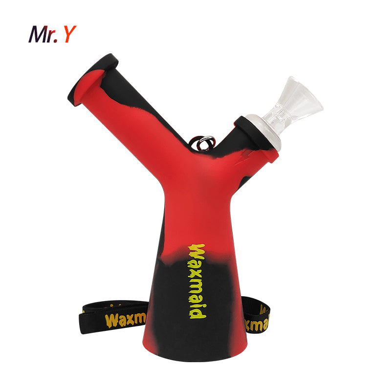 Bong Mr. Y Waxmaid Negro Rojo