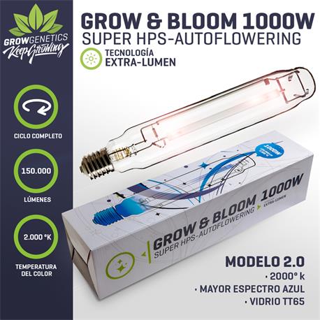 Ampolleta Grow & Bloom 1000W - Grow Genetics