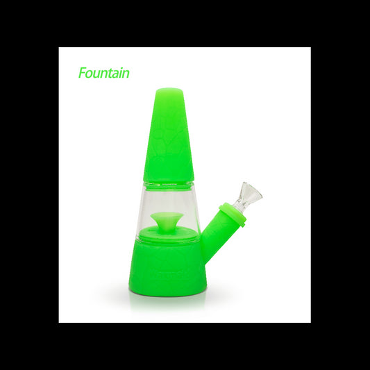 Bong Fountain Waxmaid Verde Fluorecente