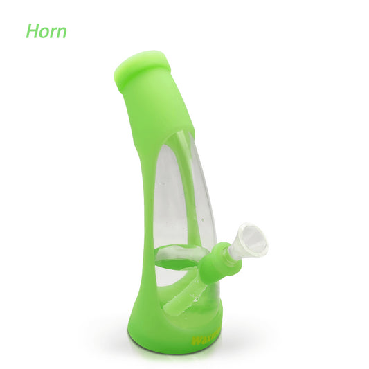 Bong Horn Waxmaid Verde Fluorecente